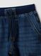 Kids' Blue Cotton Blend Trousers_2