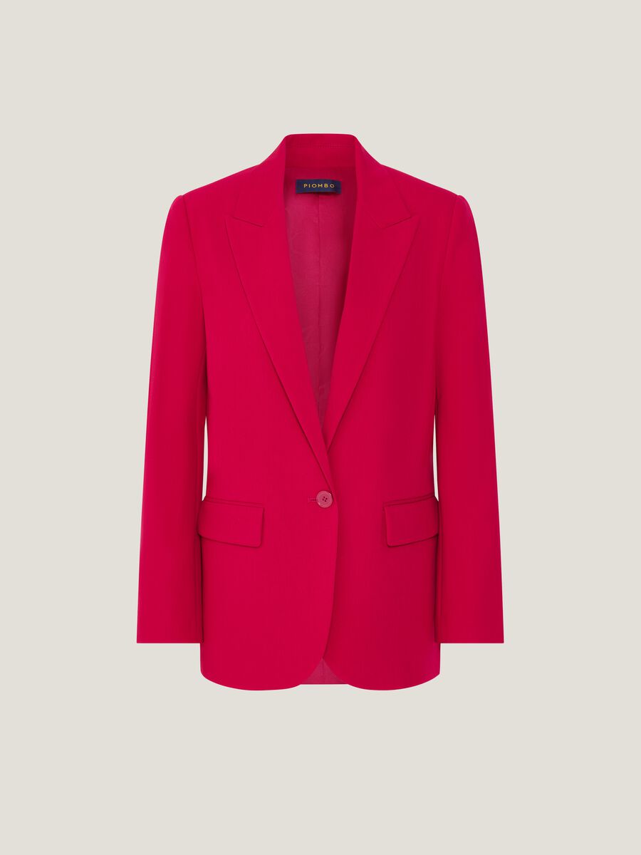Blazer monopetto tinta unita_4