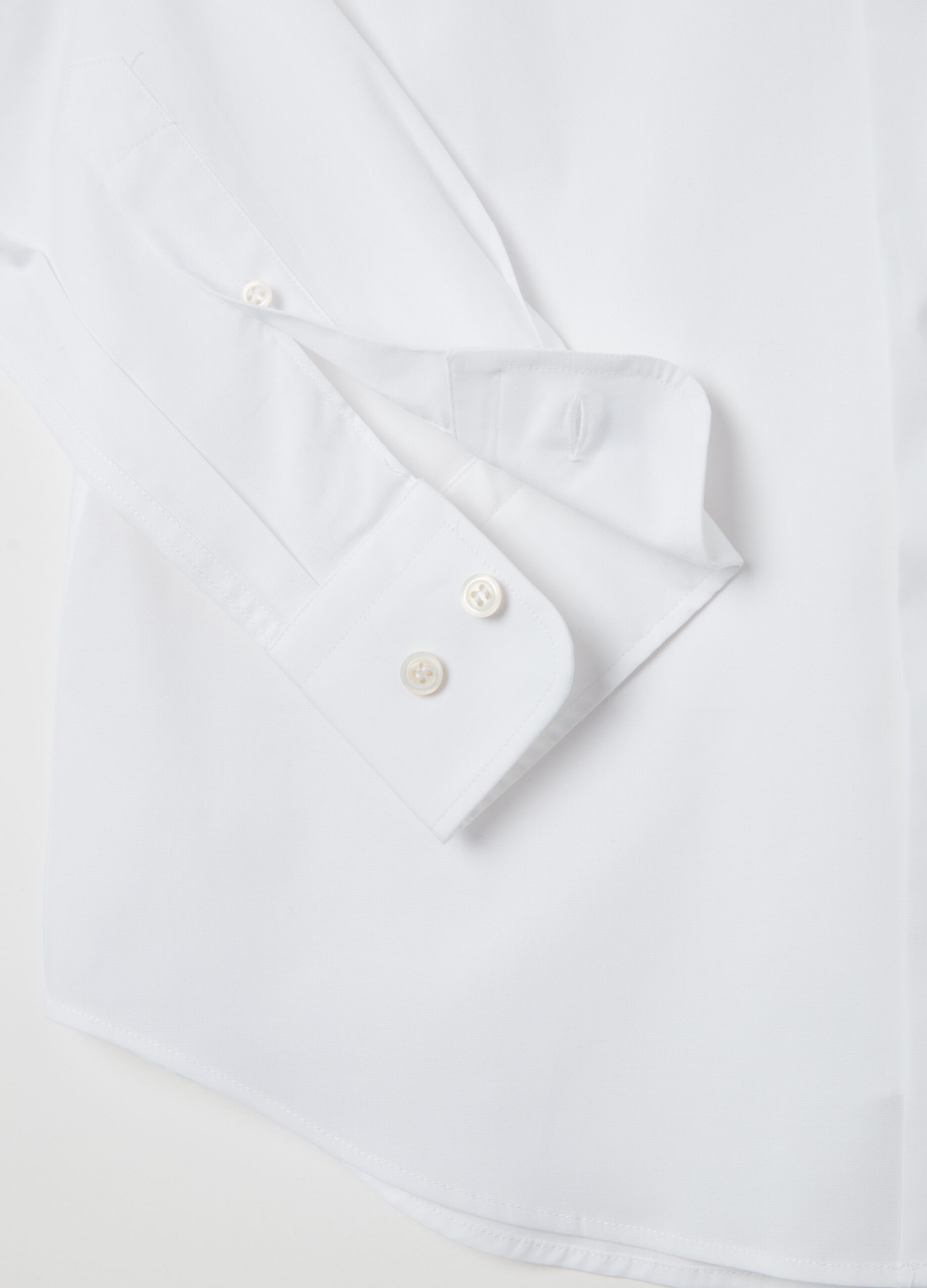 Camicia slim fit in cotone stretch