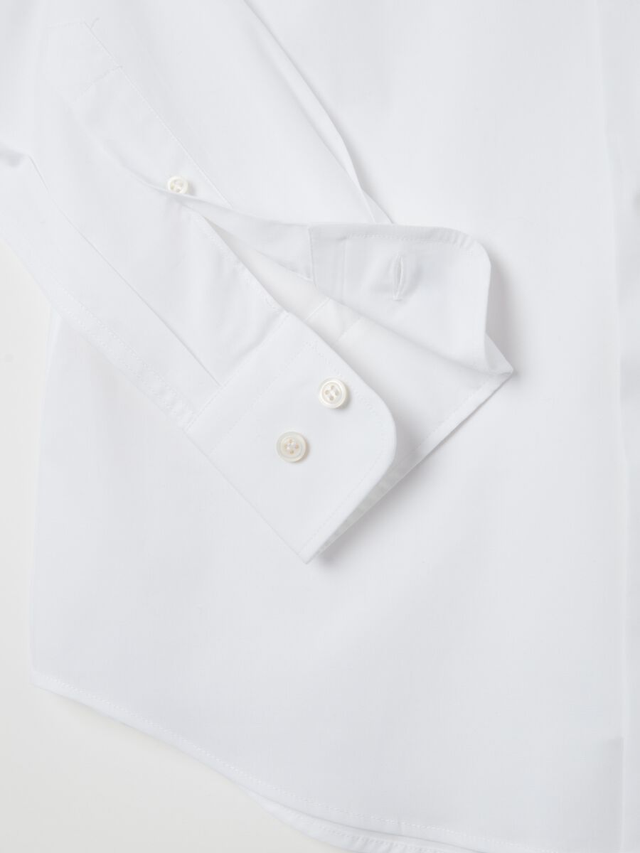Camicia slim fit in cotone stretch_5