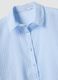 Blue striped pure cotton regular fit shirt_1