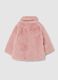 Baby Girl's Pink Padded Coat, Regular Fit_1