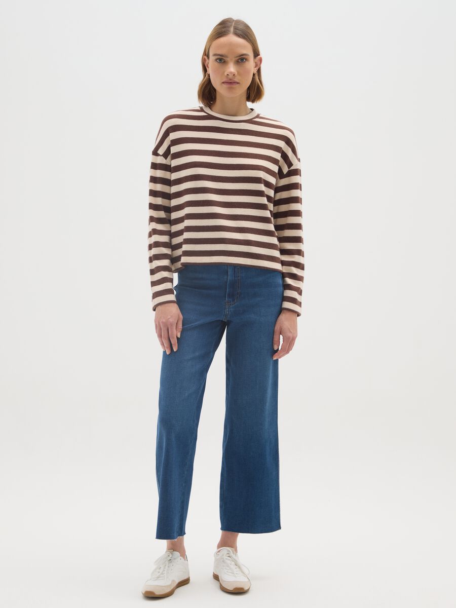 Regular fit multicolour striped jumper_1