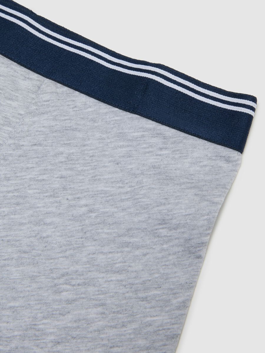 Multicolour boys' boxer briefs in stretch cotton regular fit_2