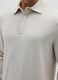 Beige long-sleeve polo_3