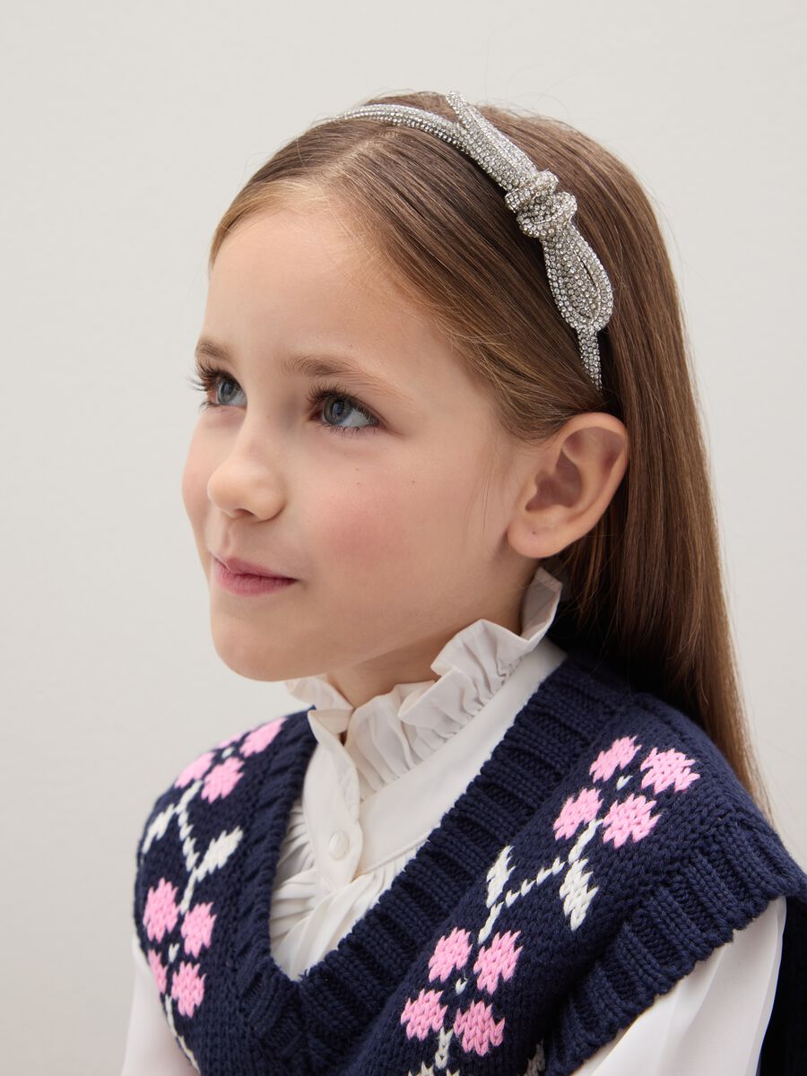 Blue Waistcoat with Floral Pattern_3