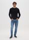 Blue Cotton Slim Fit Denim Jeans_0