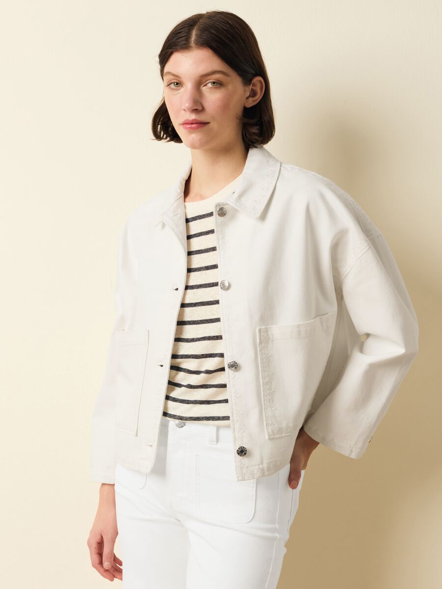 Denim jacket with embroidered details_1