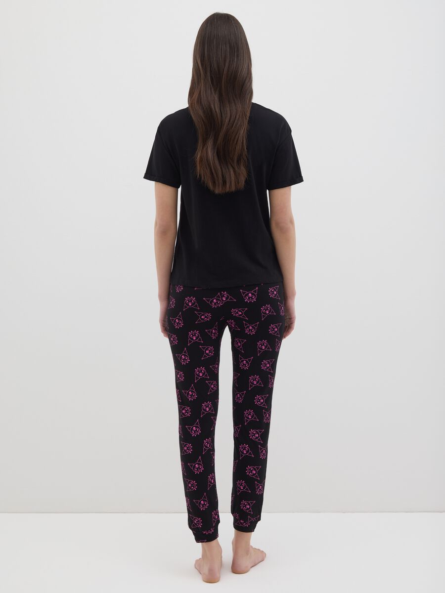Women’s multicoloured pyjamas in 100% cotton with regular fit and Kuromi print_2