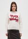 White Christmas Sweater Regular Fit with Writing_2