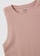 Women's Pink Pure Cotton Regular Fit Tank Top_5