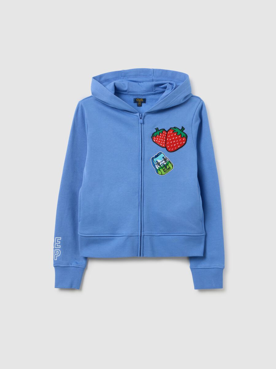 Organic cotton full-zip sweatshirt with hood_3