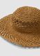Pure paper-fibre hat in brown_2