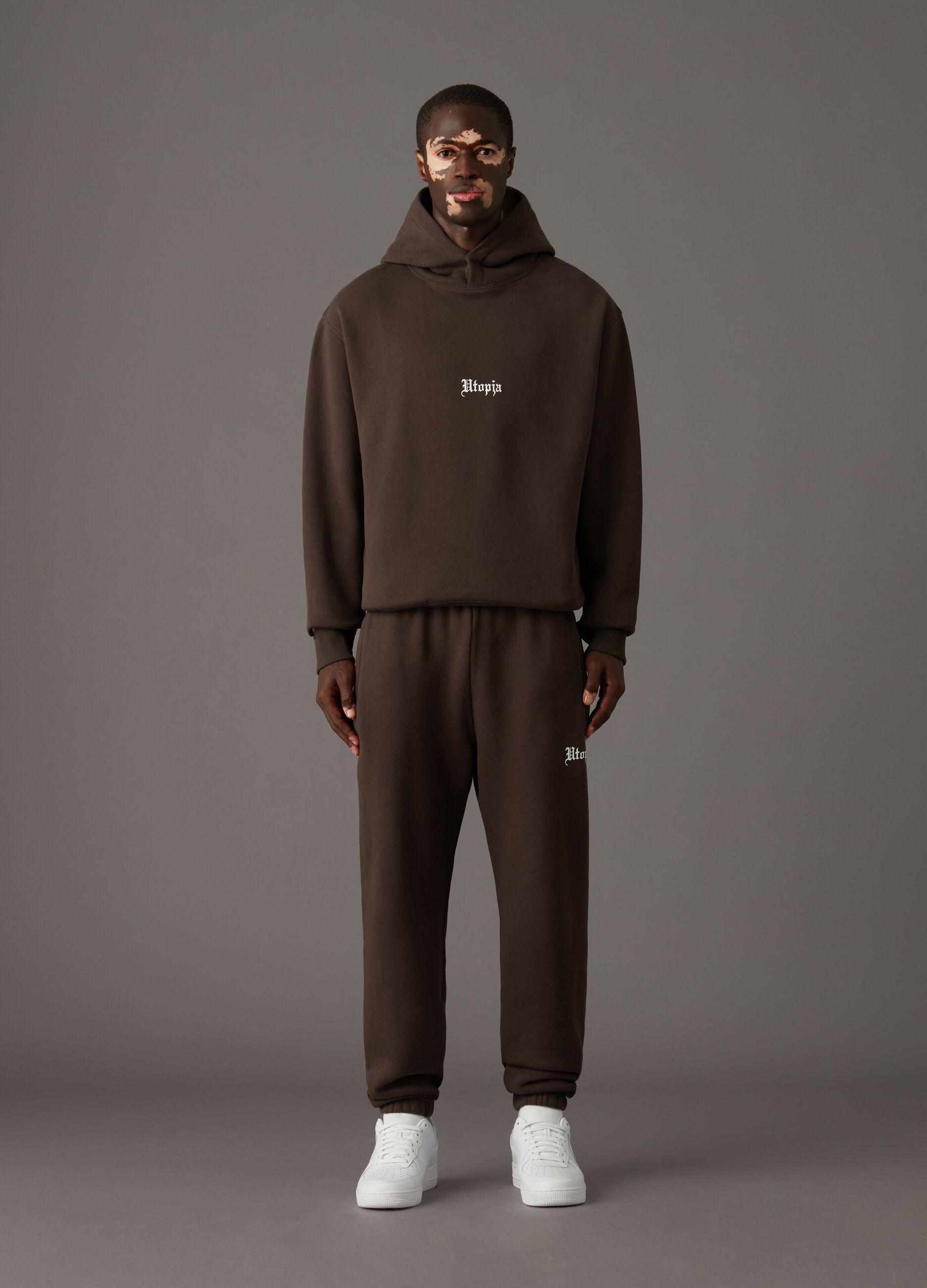 Joggers Sweatpants Chocolate Brown_4