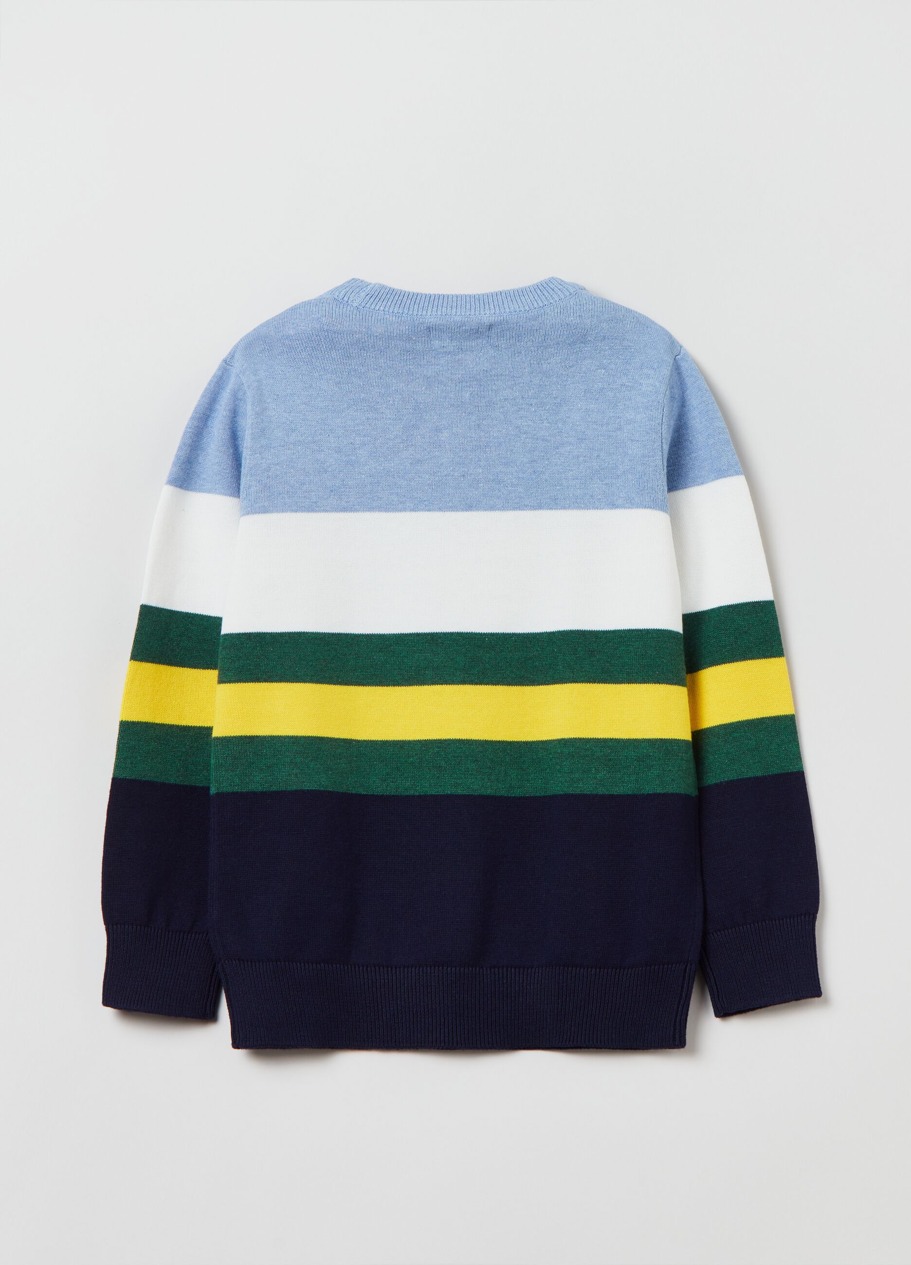 Pullover in maglia a righe_1