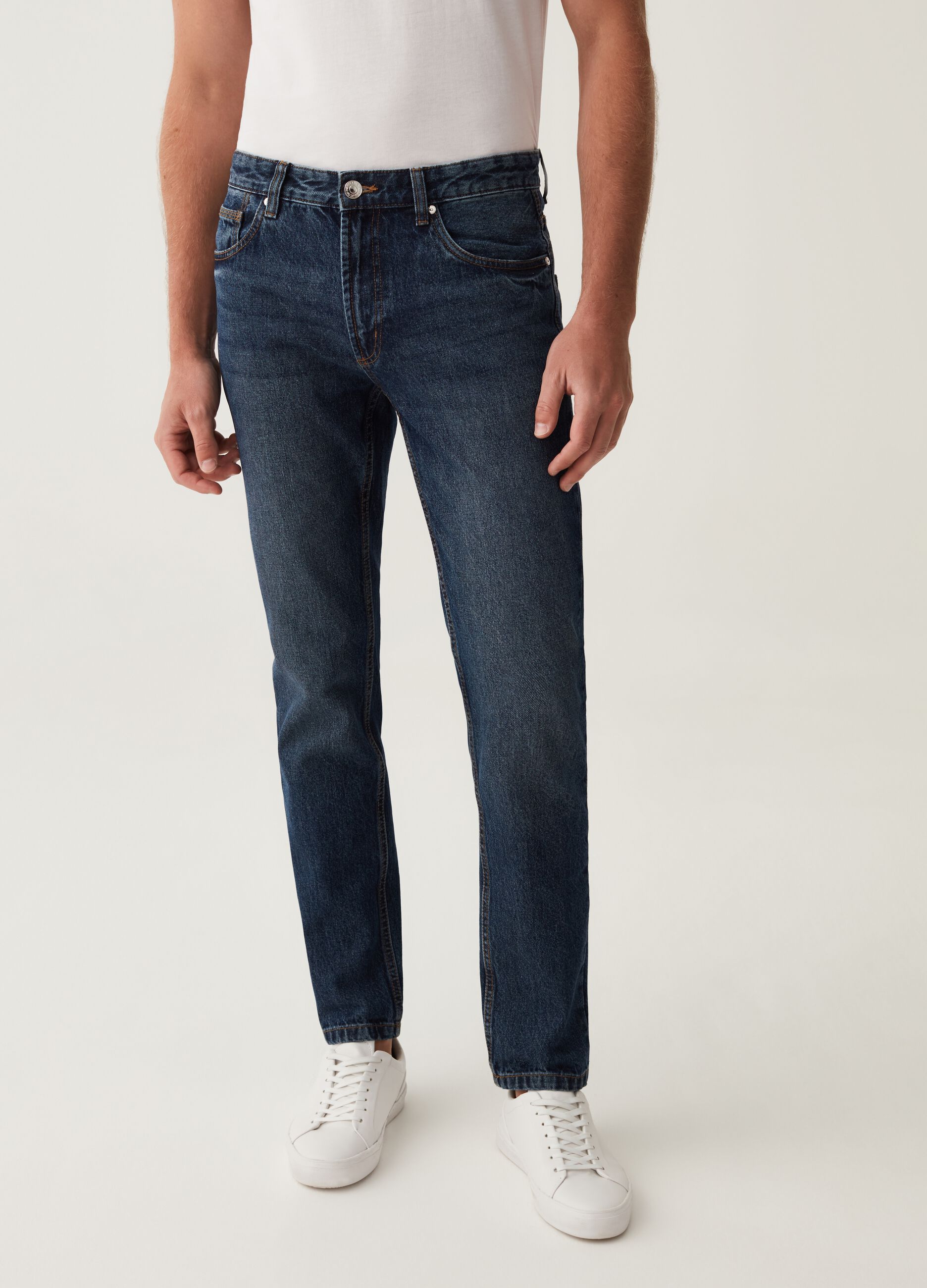 Jeans slim fit acid wash_1