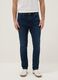 Blue Super Skinny Cotton Blend Jeans_1