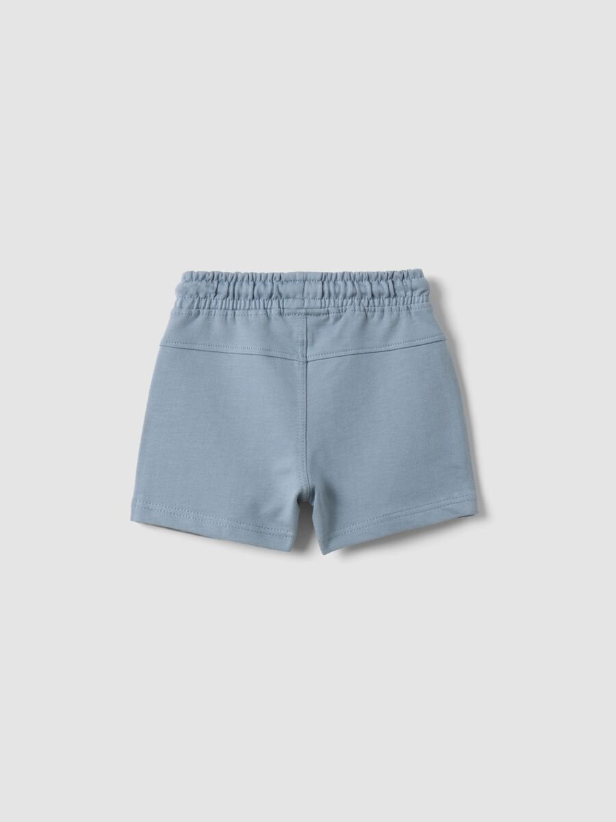 Baby's blue pure cotton shorts regular fit_1