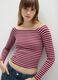 Striped regular fit stretch cotton sweater_3