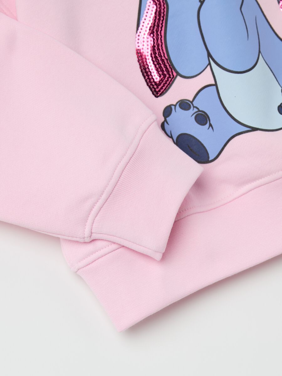 Sweatshirt with sequins and Stitch print_3