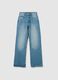 Wide Leg Denim Jeans_4