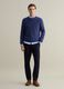 Cotton pullover with wavy trim_1