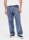 Regular Fit Blue Denim Trousers_1