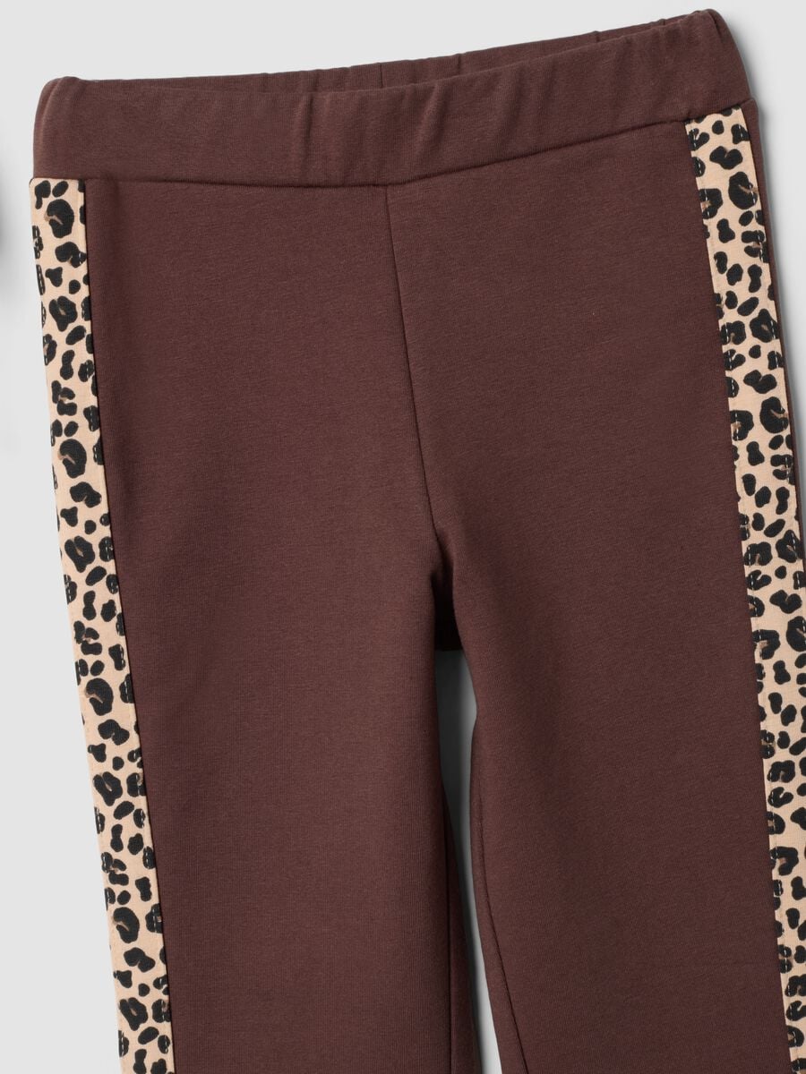 White cotton-blend Minnie print jogging set, regular fit_3