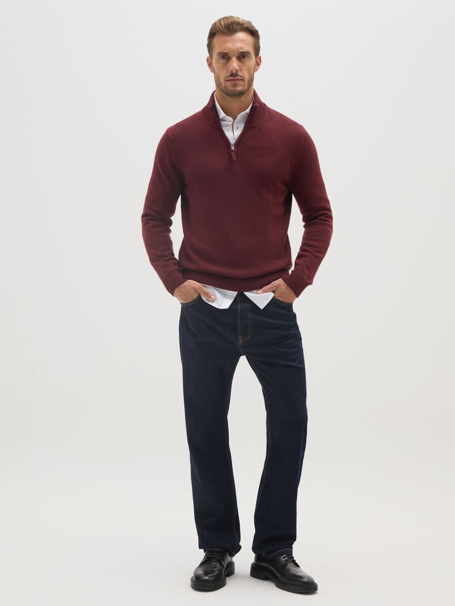 Red Sweater Regular Fit_1