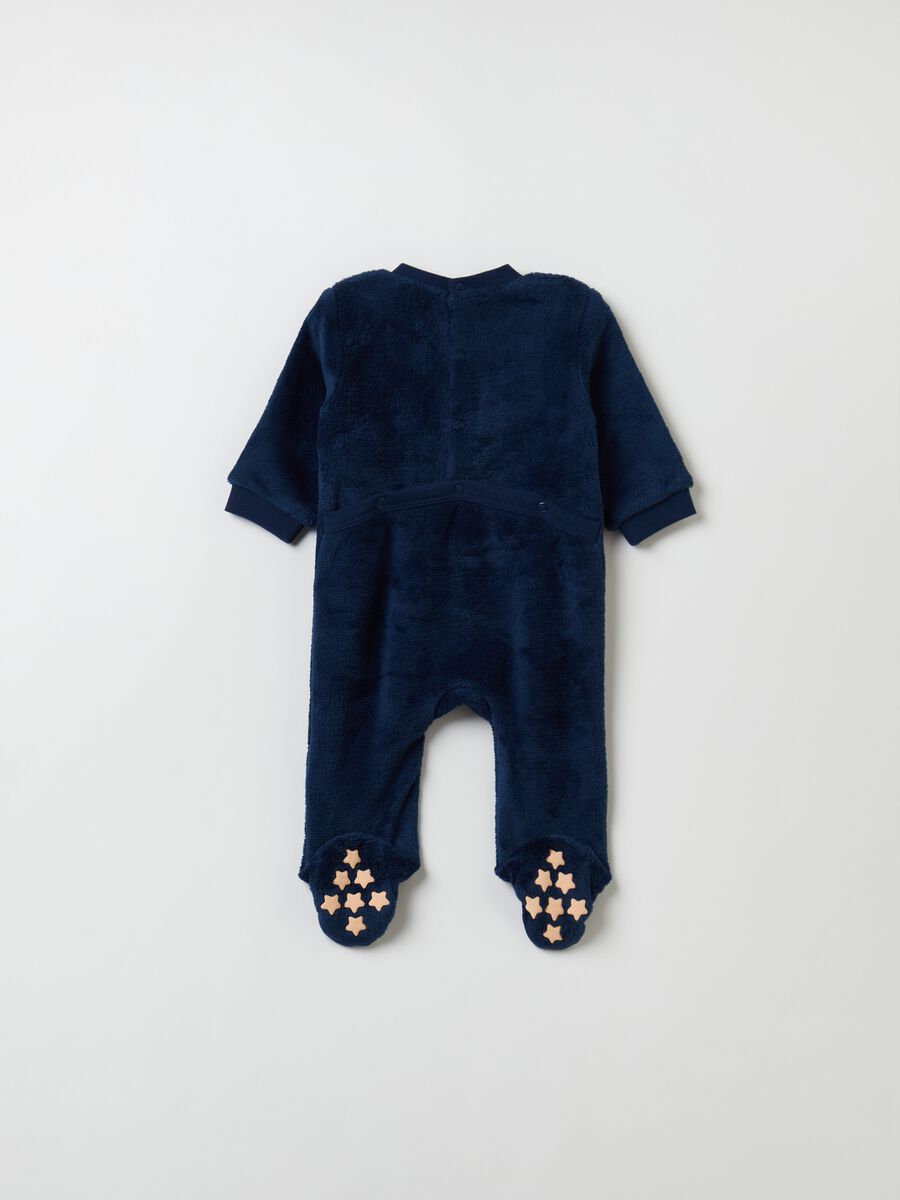 Tutina in velour con patch biscotto pan di zenzero_1