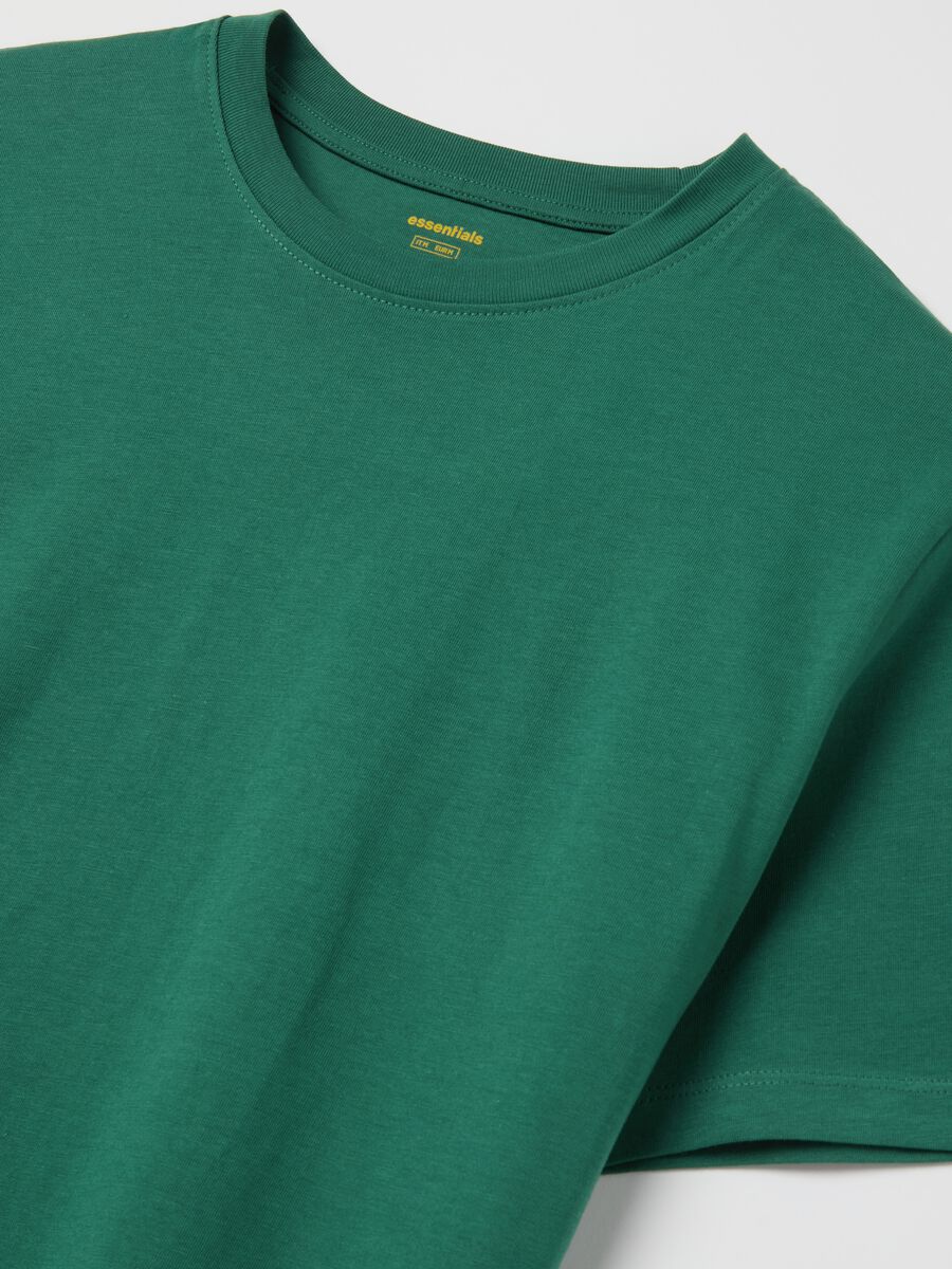 Organic cotton T-shirt with round neck_5