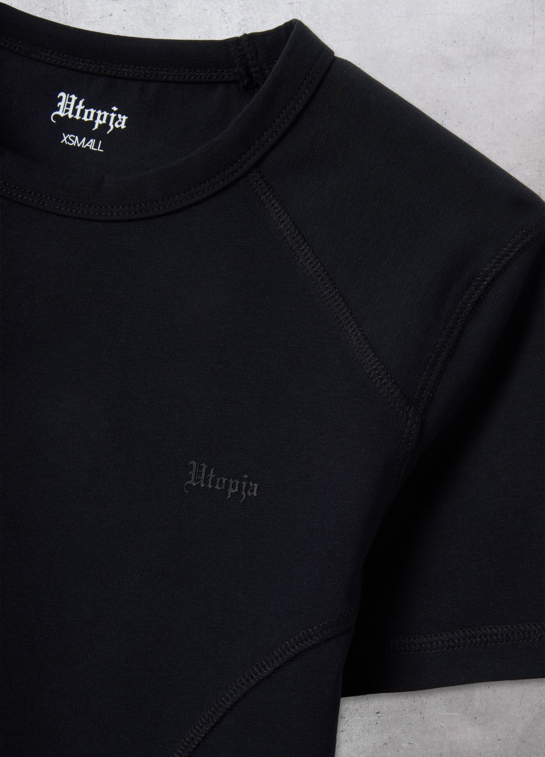 Fitted Black Logo T-shirt