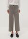 Pantaloni culotte beige in viscosa elasticizzata_1