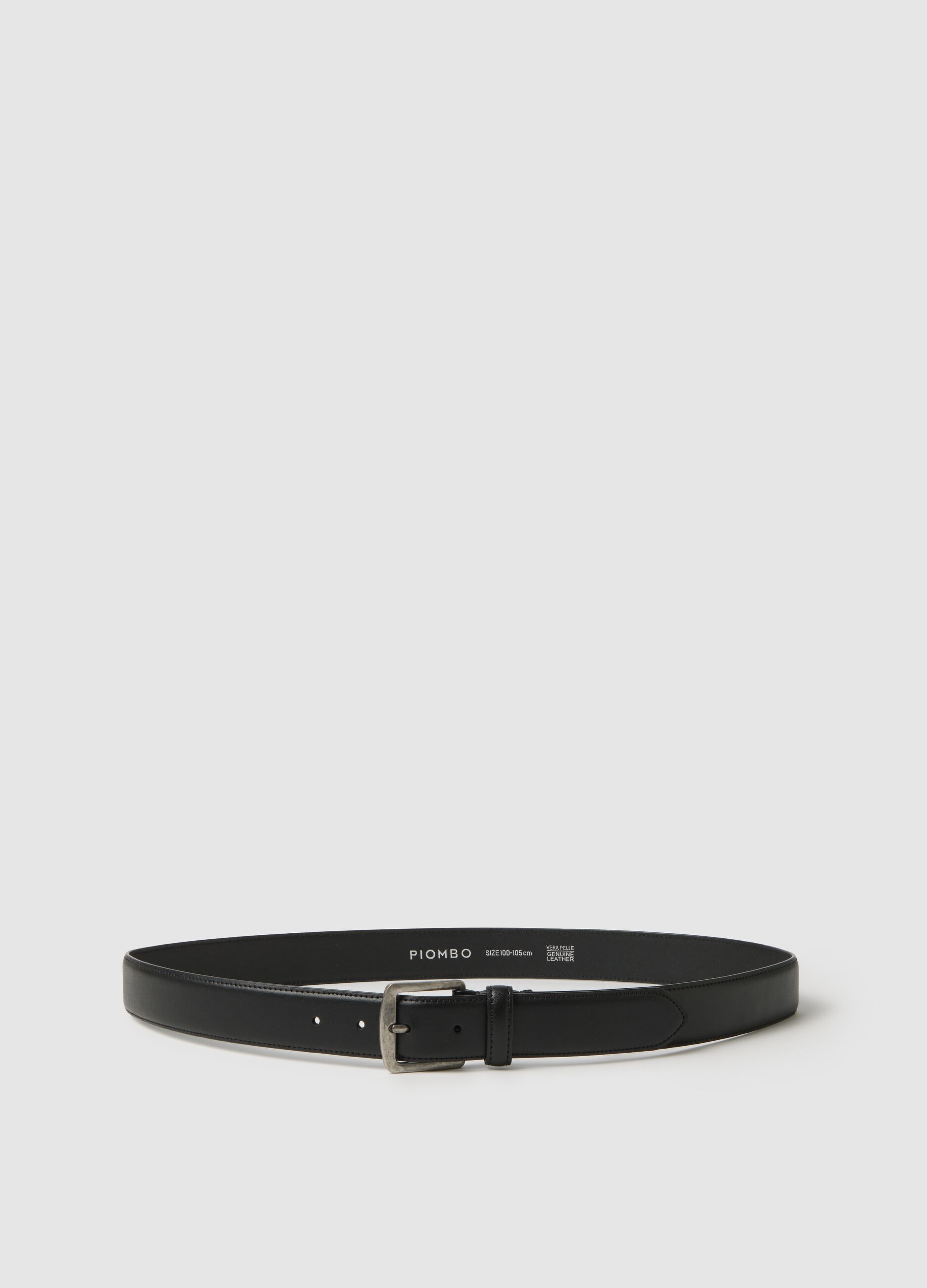 Genuine Leather Black Belt