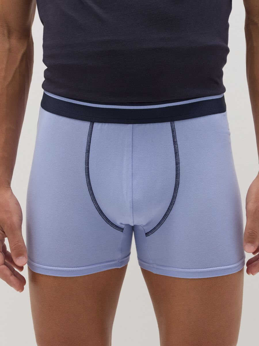 Three-pack midi boxer shorts with striped trim_1