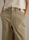 Beige Regular Fit Stretch Cotton Chino Trousers_3