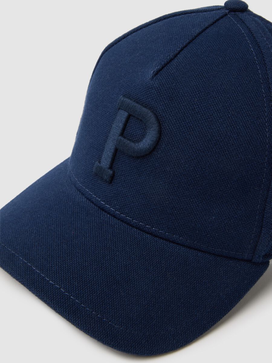 Cappello in puro cotone blu_2