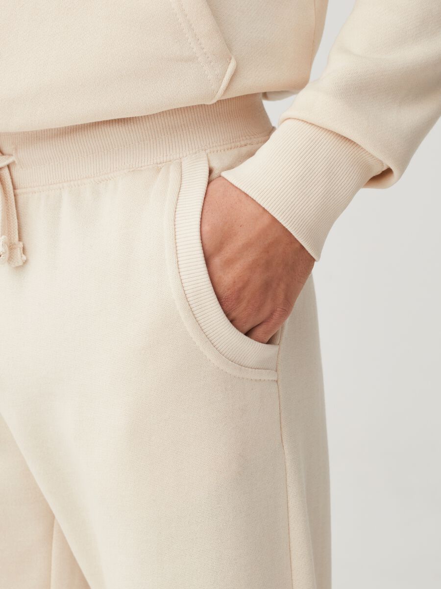 Joggers in felpa con coulisse_3