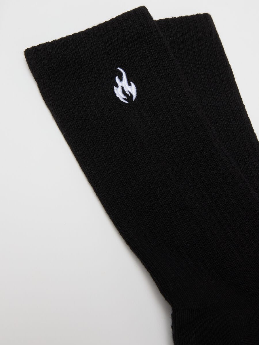 Black Sports Socks Triple Pack_2