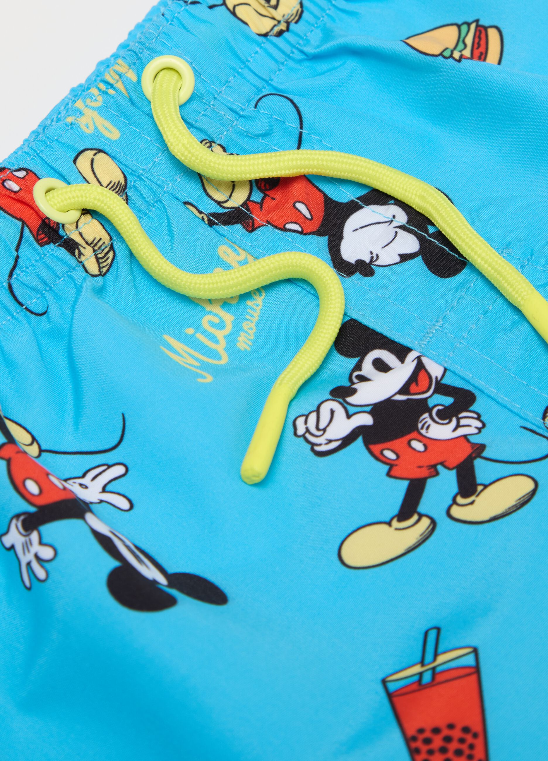 Multicolour child's swimwear with Mickey Mouse print