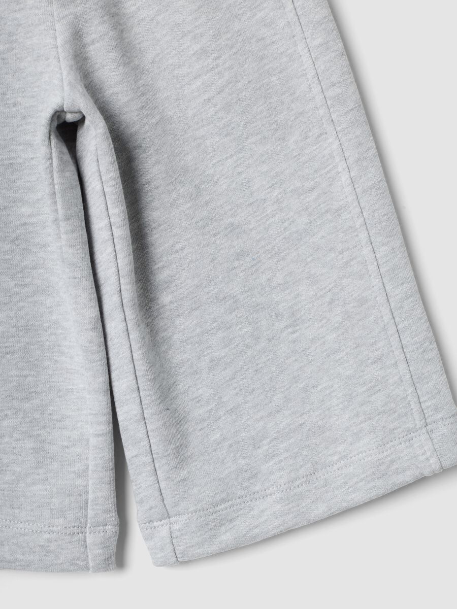 Grey organic cotton culotte trousers_3