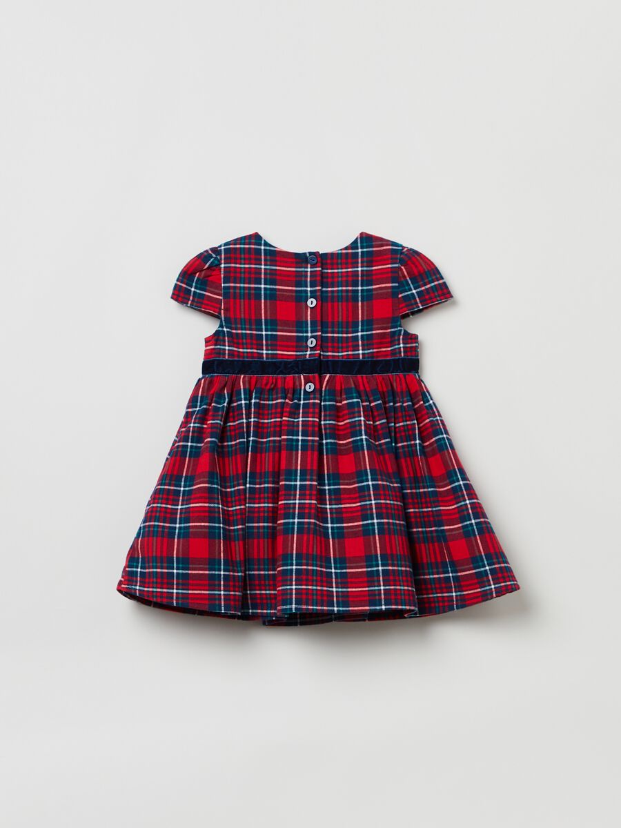 Vestitino in cotone fantasia tartan_1