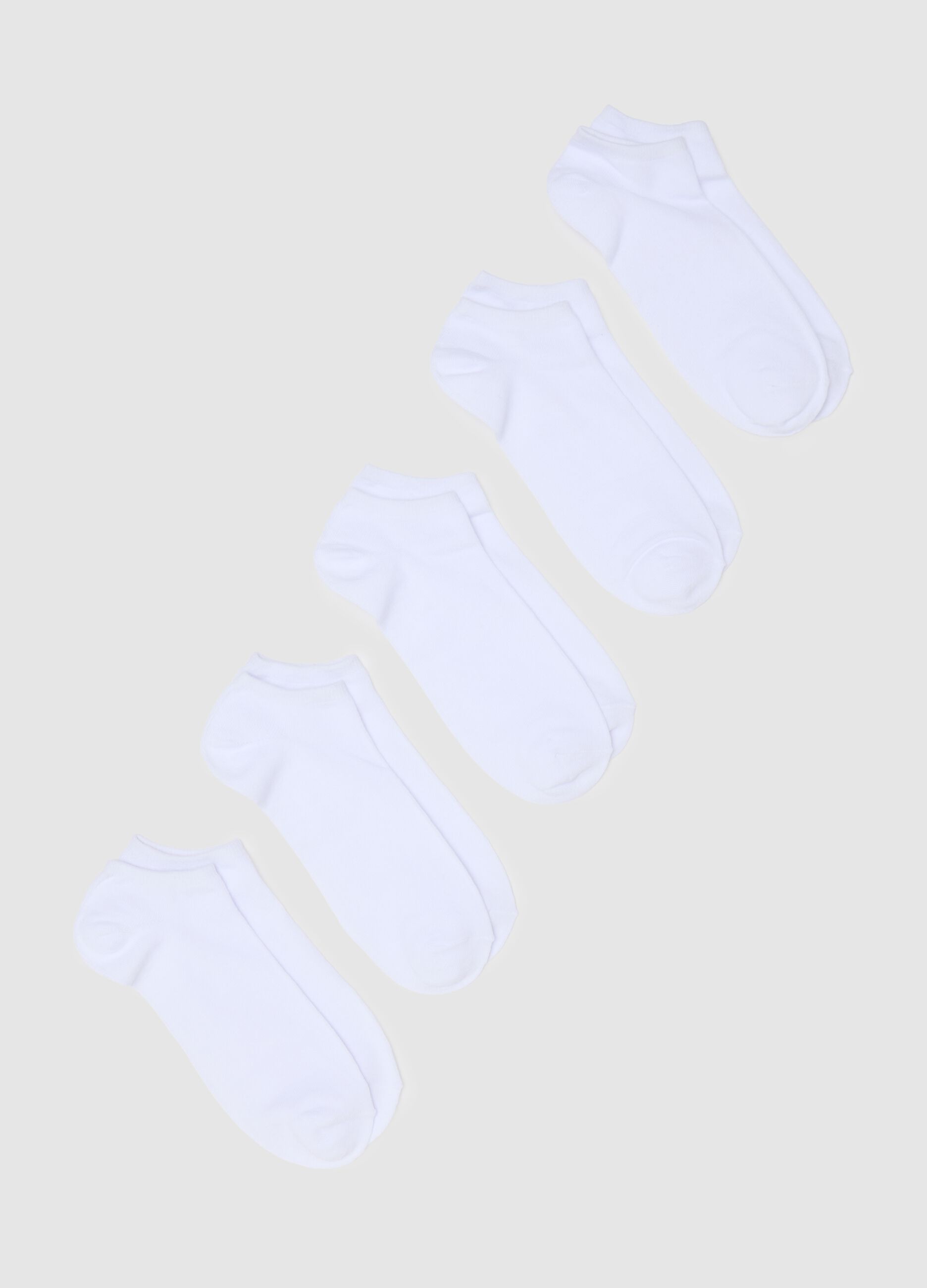 Men's Cotton Blend White Socks Multipack