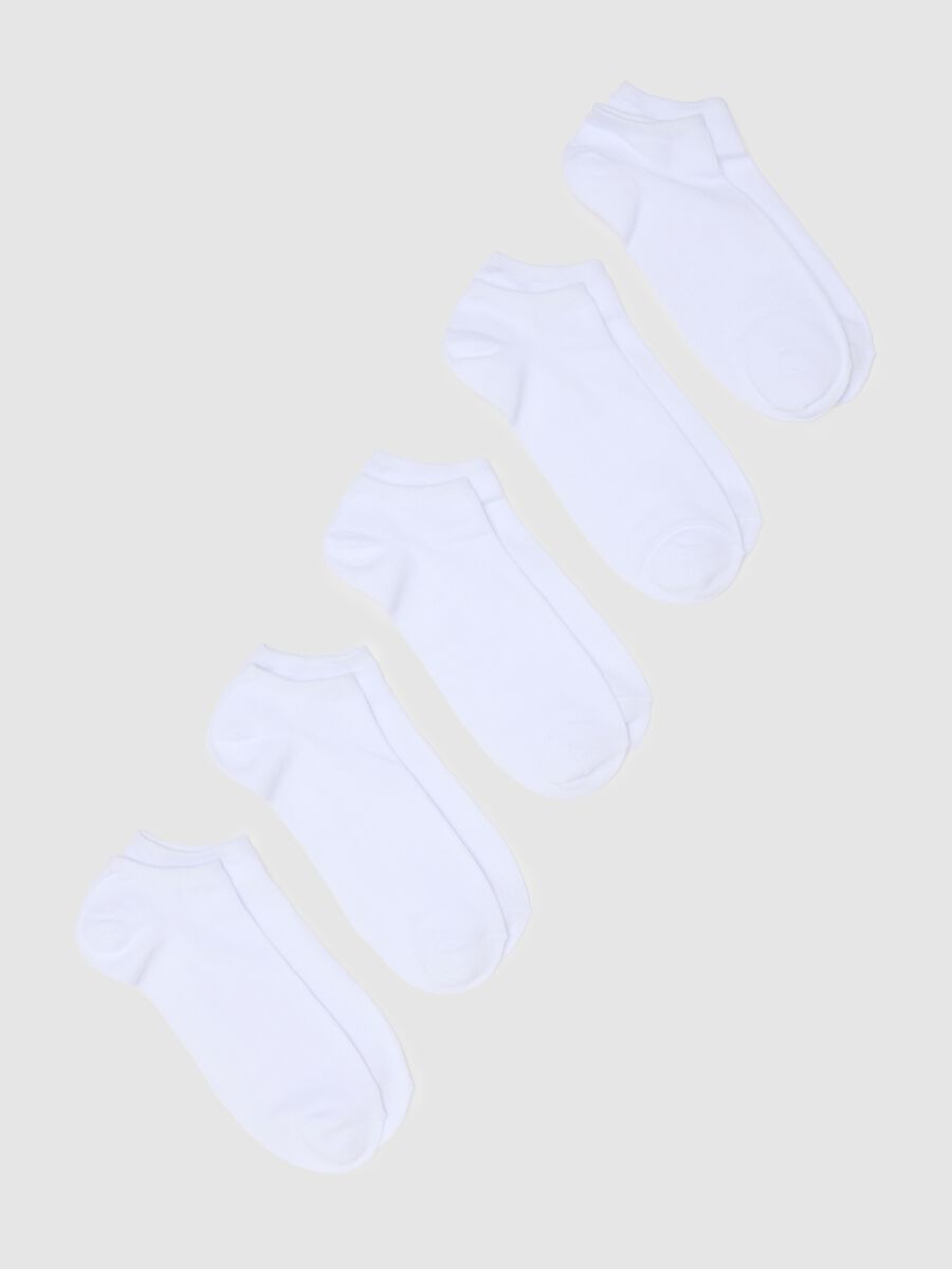 Men's Cotton Blend White Socks Multipack_0