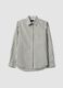 White poplin shirt with green stripes, regular fit_4