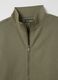 Green Cotton Blend Zip Sweatshirt_5