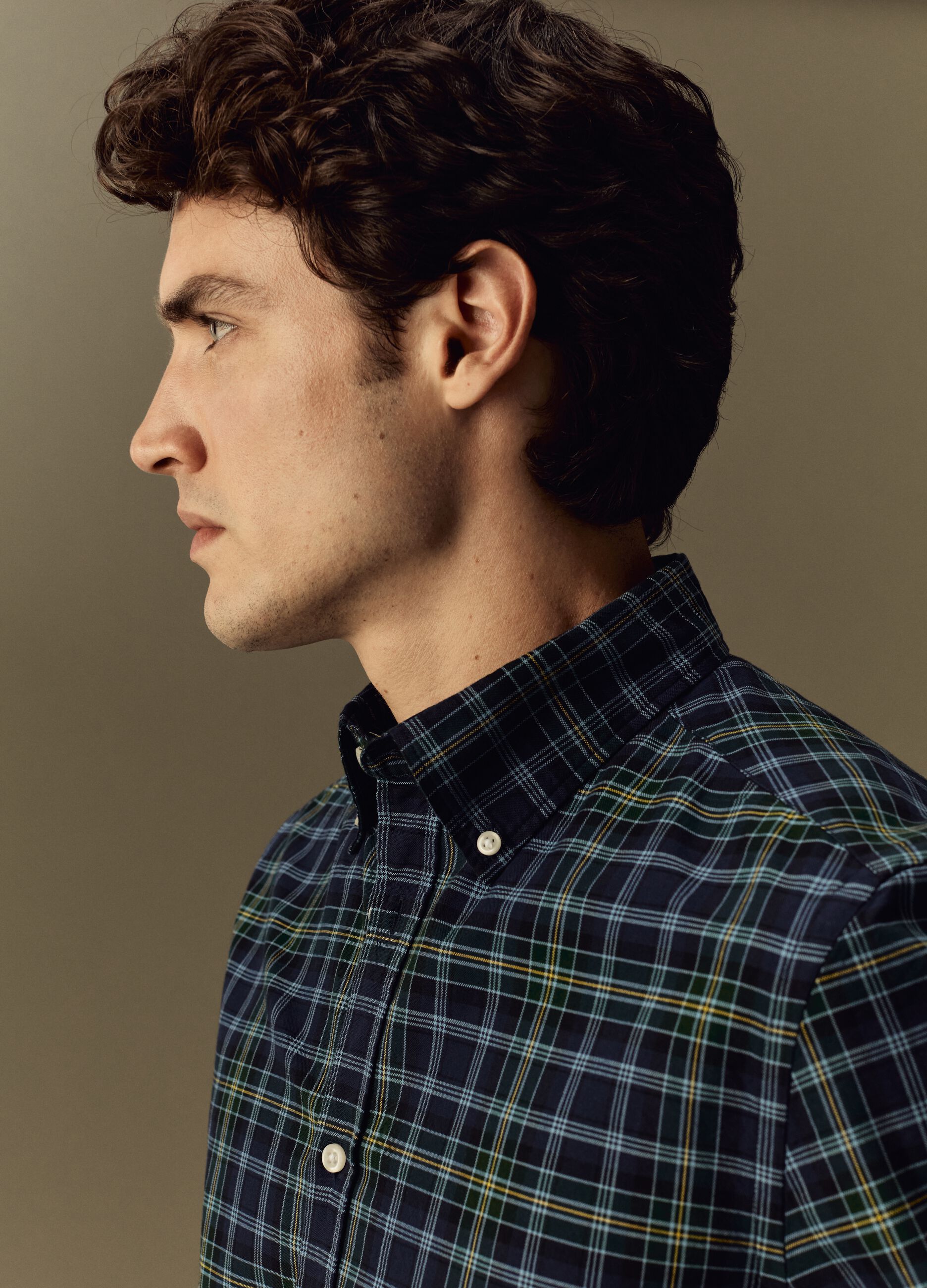 Camicia button-down a quadri_1