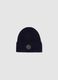 Blue Wool Blend Hat_0