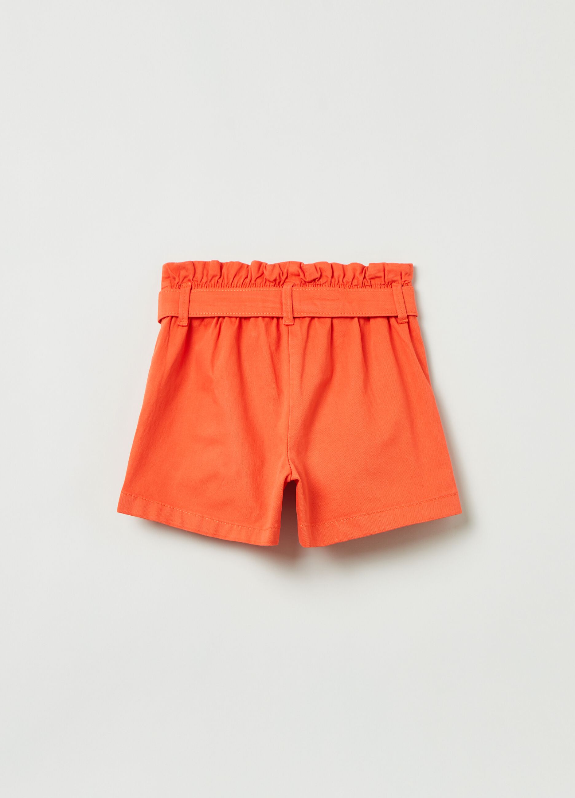 Shorts paper bag con cintura_1