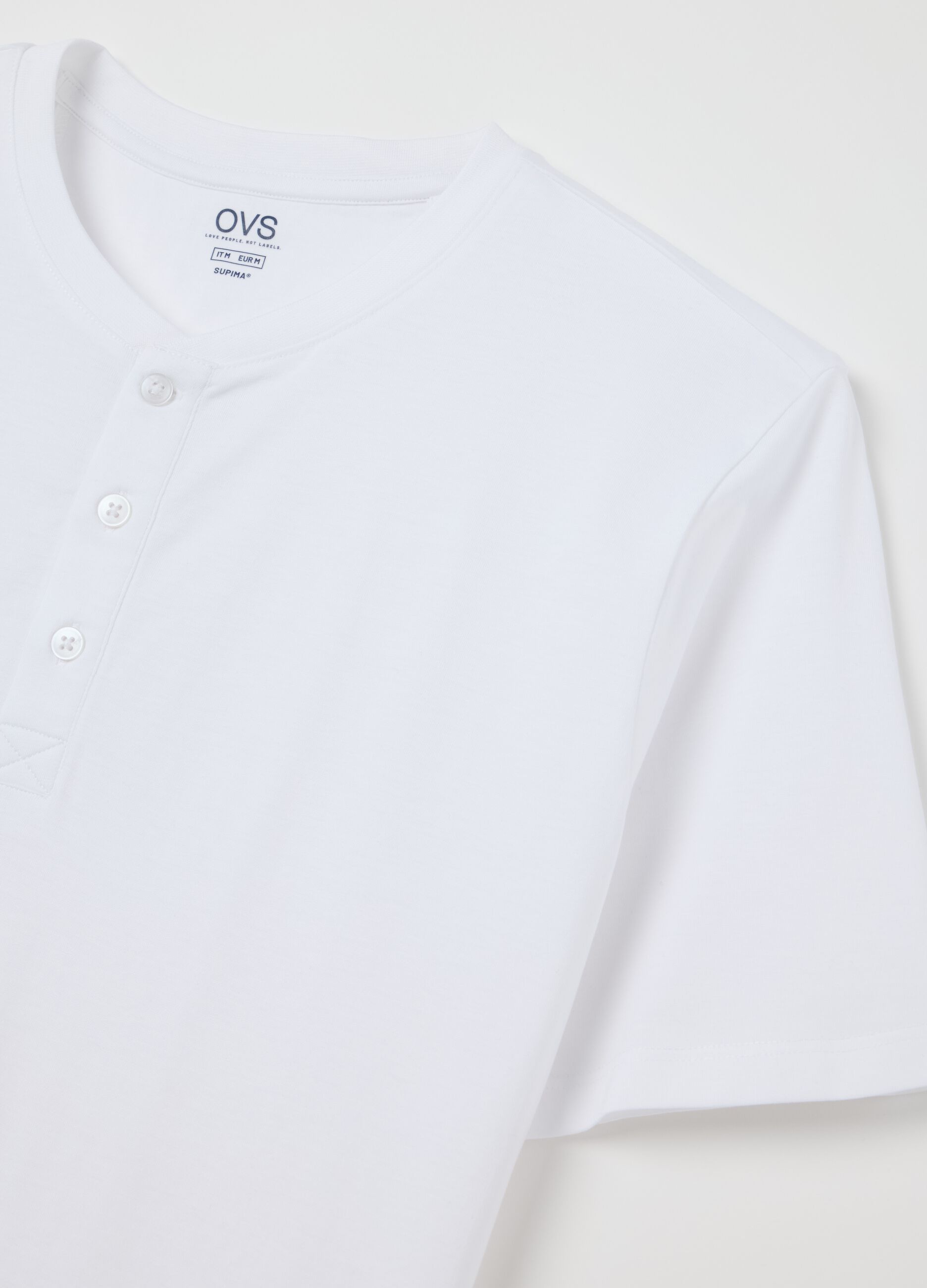 White T-shirt in Supima cotton